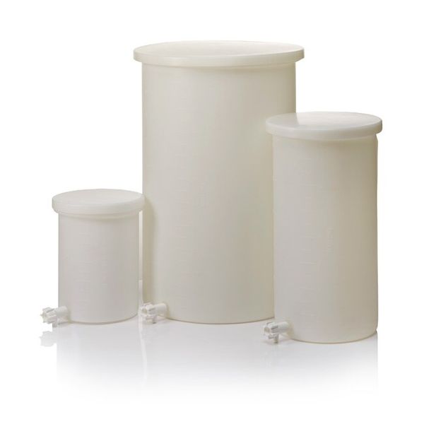 Nalgene Thermo Scientific Tank, LLDPE, cylindrical, with lid and tap, 19 Liter