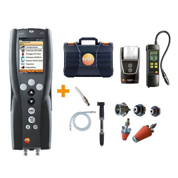 Testo testo 324 professional set - pressure and leakage meter