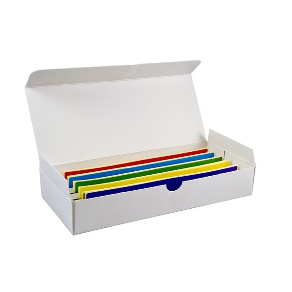 Ratiolab Rainbow Klebeetiketten für Kryo-Boxen, 5 Farben, 50 St/Pkg