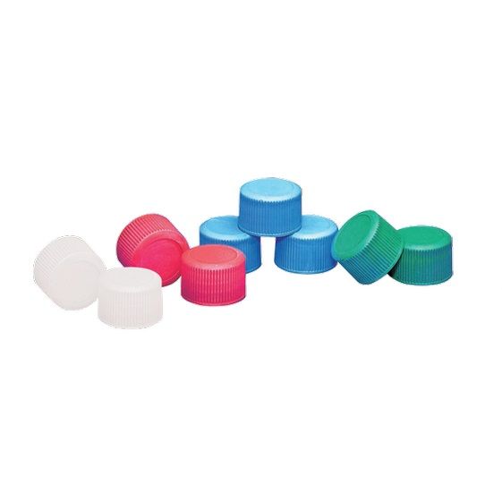 DWK Wheaton 24-410 Roter Schraubverschluss, PP, auslaufresistent, ohne Einlage, 72 St/Pkg