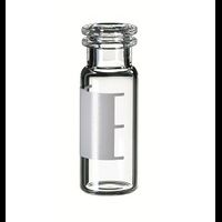 ND11 1,5ml Snap Ring Vial, 32x11,6mm, clear glass, label/filling lines, 10 x 100 pc/PAK