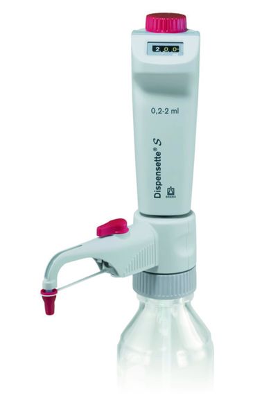 Brand GmbH & Co. KG Dispensette S, Digital, DE-M, 0,2 - 2 ml, with recirculation valve
