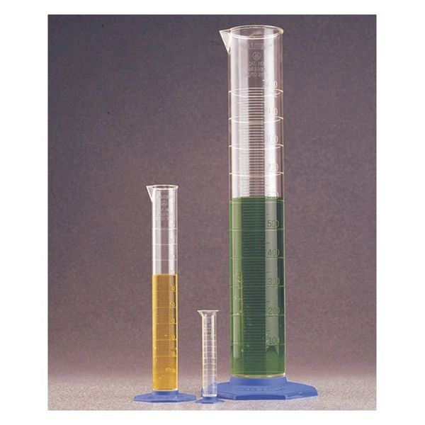 Nalgene Thermo Scientific Messzylinder, PMP, 250 ml, mit PP-Fuß, Kl. B, 12 St/Pkg