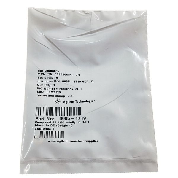 Agilent Technologies Spüldichtung, PE, für Agilent 1290 Infinity binäre Pumpe