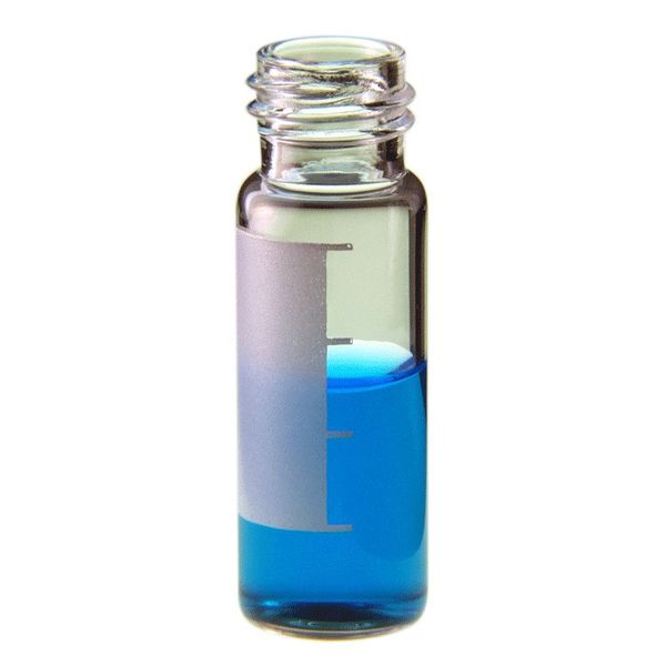 Microsolv Vial clear, 4 ml, Screw Thread 13 mm, Write-on Patch, 100 pc/PAK