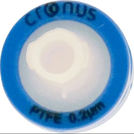 QLA Syringe Filter Cronus , PTFE, 13 mm, 0.2 μm, blue, non-sterile, 100 pc/PAK