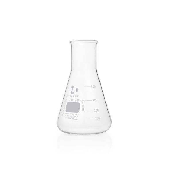 Duran Group Erlenmeyerkolben/DURAN, Weithals, 500 ml mit Teilung, 10 St/Pkg