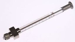 Hamilton 100 μl, Modell 1710 DX Spritze, Diluter Spritze, M6 Side Port, max. Druck 1000 psig (68.9 bar), max. Temperatur 50°C/122°F
