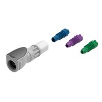 Product Image of Quick-Lock Connectors (f), PP, nondrip, seal of EPDM, incl. 1x PFA-fitting 1.6/2.3/3.2 mm ID