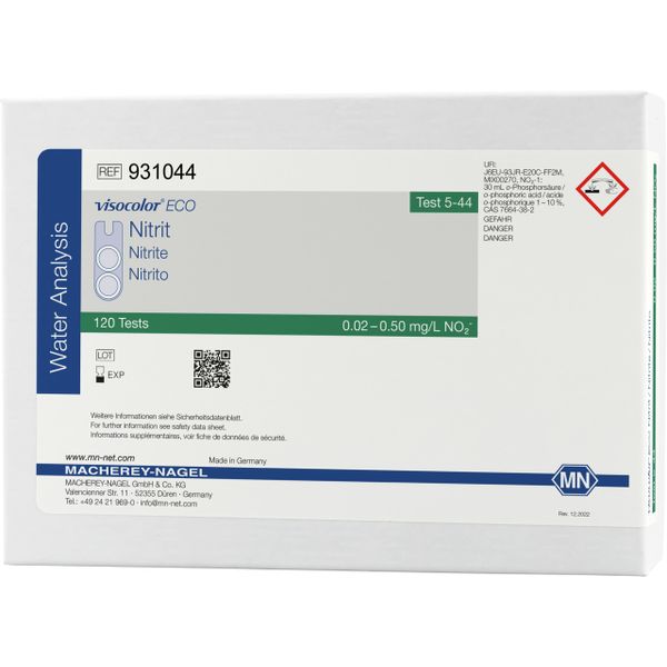 Macherey-Nagel Visocolor ECO Testbesteck Nitrit für 150 Bestimmungen