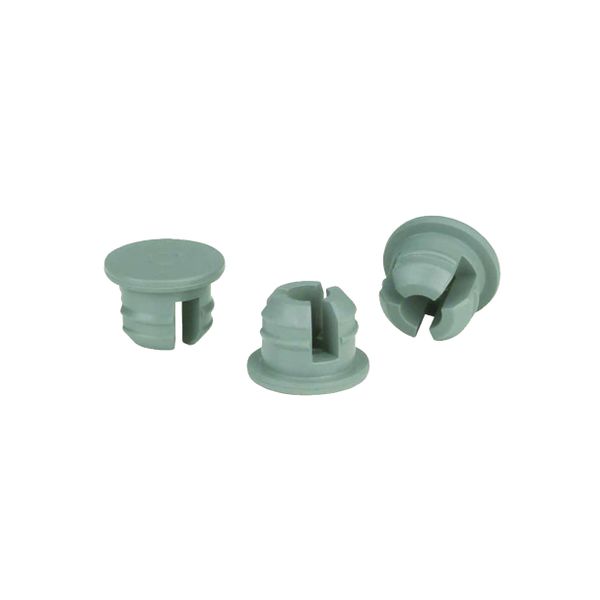 DWK Wheaton 20 mm Gummistopfen, grau, 3 Füße, Gefriertrocknung, CIIR/55, 300 St/Pkg