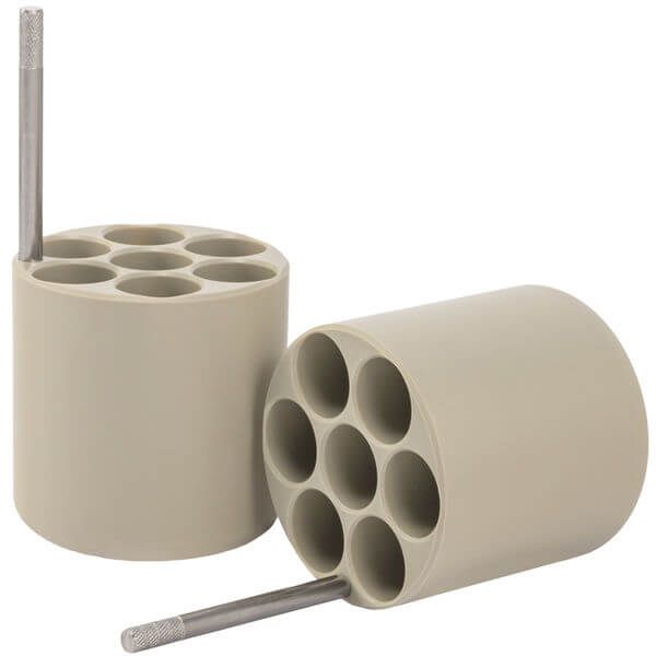 Ohaus Rack for centrifuge tubes, 7 x 15 ml, D 17 mm, RB/Vac, V1, 2 pc/PAK