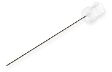 Hamilton Replacement Needle Kel-F Hub (KF), 22s gauge, 51 mm, point style 3, 6 pc/PAK