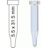 Product Image of 0.2 mL Crimp Neck Micro-Vial N 8 outer diameter: 5.5 mm, outer height: 31.5 mm clear, conical