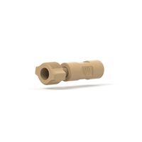 Product Image of Adapter Einheit, 10-32 Buchse x 1/4-28 Buchse, 0,020'' Loch, Linksgewinde (englisch), 1 St/Pkg