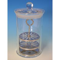 Product Image of Glass jar with knob cover and staining rack of stainless steel, 42, old number: HE1201/42