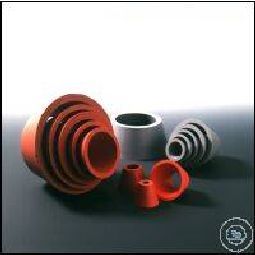 Deutsch & Neumann Nutschentrichter rot, AD 27 mm, 100 St/Pkg