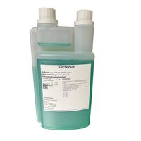 Product Image of Buffer solution pH 7.00 / 25°C / green (potassium dihydrogen phosphate, di-sodium hydrogen phosphate), 1 L, in Dosing bottle