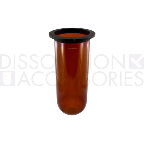Dissolution Accessories Vessel, Boro 3.3, amber, 2000 ml, TruAlign, with Collar, Agilent
