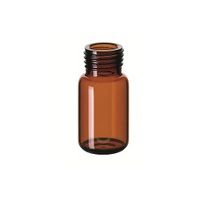 Product Image of ND18 10ml Precision Thread Vial ND18, 46x22,5mm, amber glass, rounded bottom, 10 x 100 pc