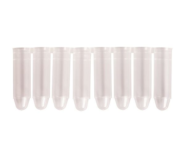 Ratiolab Micro-Tubes, 8-fach-Streifen, 0,65 ml, rund, 600 St/Pkg