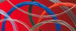 Vici Jour Tubing, PEEK,1/32 x 50 um / .002 ID, orange solid, 3 m/pkg
