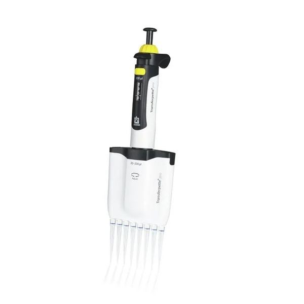 Brand GmbH & Co. KG 8-Channel microliter pipette Transferpette pro -8, variable, 20 - 200 μl, M8-200, DE-M