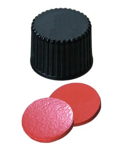 Altmann Analytik ND15 PP-Schraubkappe, geschlossen, schwarz, 15-425, 9,75 hoch, ohne Septum, 1000 St/Pkg