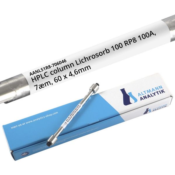 Altmann Analytik HPLC Column Lichrosorb 100 RP8, 7.0 μm, 4.6 x 60 mm, 9,5% Carbon