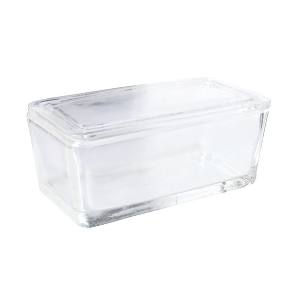 DWK Wheaton Staining box and lid for 50 slides, clear AR-glass, 3 pc/PAK