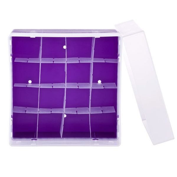 Microsolv Storage Box/Rack, violet, for 16 x 20 ml EPA Style Vial