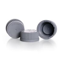 Product Image of Schraubverschlusskappe GL 45, grau mit Lippendichtung, 10 St/Pkg