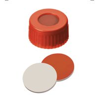 Product Image of Kurzgewindekappe, ND9 PP, rot, 1,0 mm, RedRubber/PTFE beige, geprüfte IH-Qualität, 1000/PAK