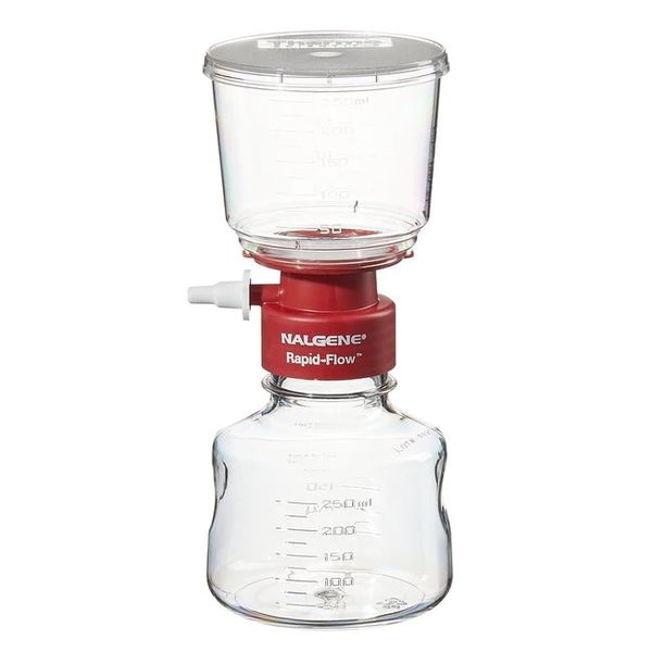 Nalgene Thermo Scientific Filtrationseinheit/PS Typ TC 150 ml, 0,45 μm-Nylon-Membran, 12 St/Pkg