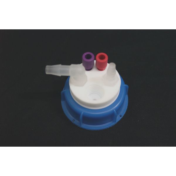 A.I.T. France Smart Waste Cap Burkle can, charcoal filter emplacement + 2 entries (1/8 or 1/16 ) + 2 leaks (6-9 mm)