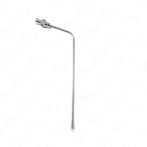 QLA 5’’ (127mm) Bent 316 SS Cannula with SS Luer Lock & Tygon Tubing for QLA "01" style filters