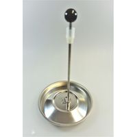 Product Image of Culture container Stainless steel, incl. Lid, stirring rod and silicone aseptic sleeve, 5L, Ø18 x 24 cm
