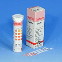 Product Image of Teststäbchen QUANTOFIX Sulfat (Dose=100 Stäbchen), 0-1600 mg/l