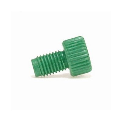 Microsolv Schlauchverbinder Fitting, Niederdruck, 1/16'', PEEK, grün, mit 1/4-28 Schraubgewinde, für flanschfreien Polymer Schlauch, 10 pc/PAK