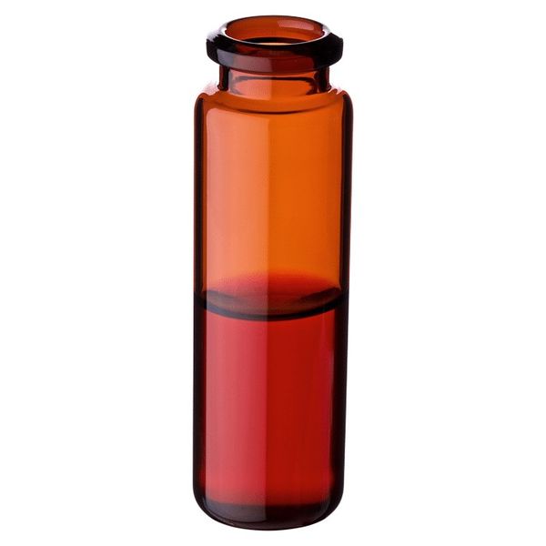 Microsolv Headspace Vial amber, 20 ml, Crimp Top 20 mm, PE Style, 100 pc/PAK