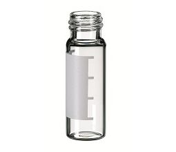 Altmann Analytik ND13 4ml Gewindeflasche, 45x14,7mm, Klarglas, Schriftfeld/Füllmarkierungen, 10x100/PAK