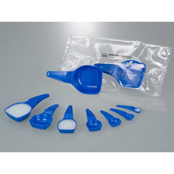 Bürkle Messlöffel 10 ml, PS, blau, steril, 100 St/Pkg