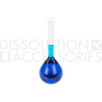 Product Image of Volumetrischer Glaskolben, Boro 3.3, Klasse A, klar, 1000 ml, kalibriert bei 37°C, Tc/Td