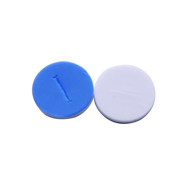 DWK Wheaton 9 mm Kappe mit vorgeschnittenem PTFE/Silikon-Septum, 100 St/Pkg