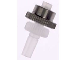 Hamilton Connector, Kel-F, Luer M / RN-L Hub