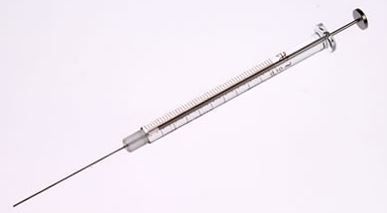 Hamilton 100 μl, S-Line Modell 1710 N CTC Spritze (6.6 mm), 23 Gauge, 51 mm, point style AS, max. Druck 1000 psig (68.9 bar), max. Temperatur 50°C/122