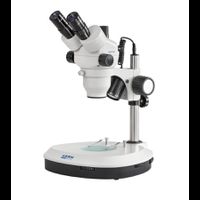 OZM 544 - Stereo-Zoom Mikroskop Trinokular, Greenough, 0,7-4,5x, HSWF10x23, 3W LED