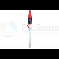 Glass refillable reference electrode, Double Junction Ag/AgCl, 12x120mm, Connector 4mm
