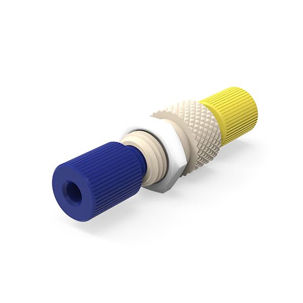 Vici Jour Bulkhead Union, PEEK, LP 1.50 mm bore, complete