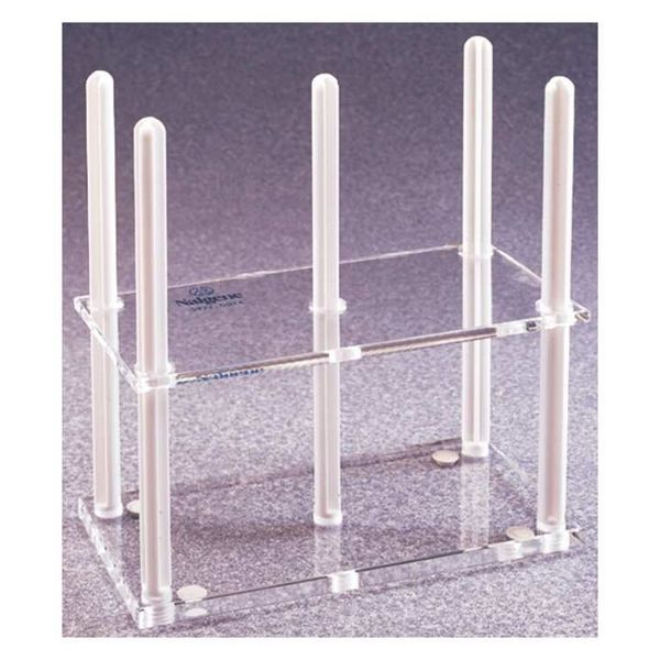Nalgene Thermo Scientific Gestelle für Petri- und Bioassay-Schalen, PC, klar, 24 x 100 mm, 4 St/Pkg